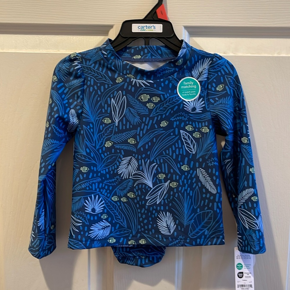 NWT Carters two piece swim suit SZ-2T